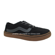 China Fábrica Homens Canvas Clássica Skate Injection Shoes (J2608-M)